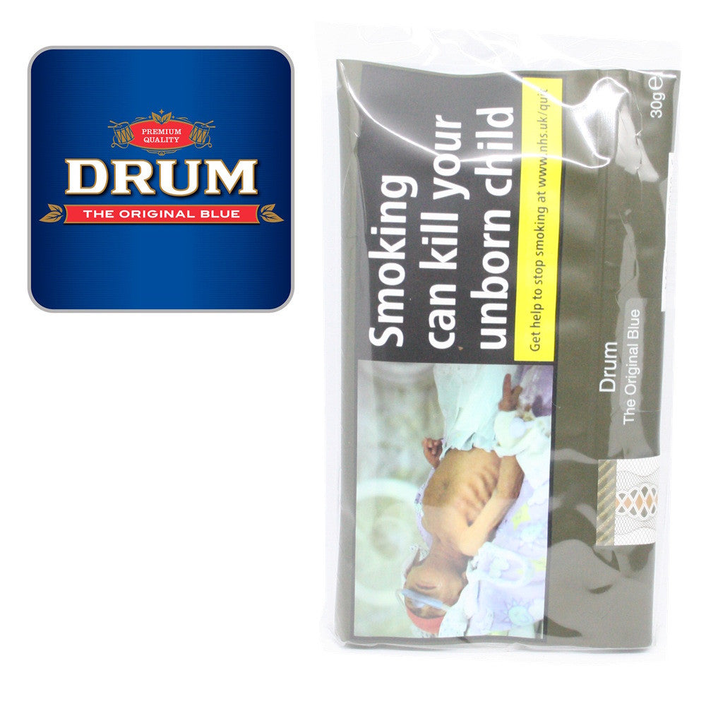 Drum - Original Blue - Hand Rolling Tobacco - 30g Pouch