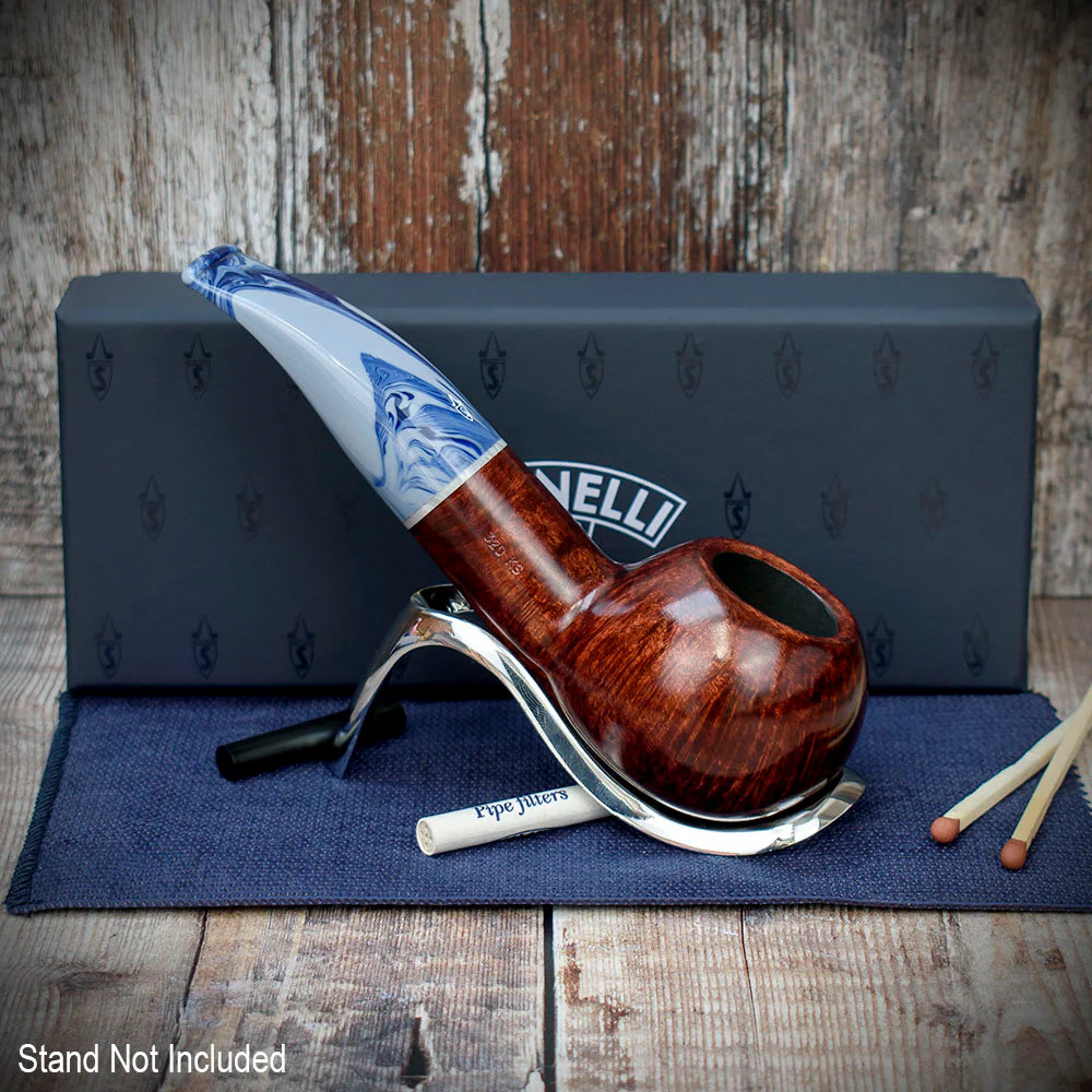 Savinelli Oceano Smooth 320 - 6mm Briar Pipe