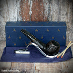 Savinelli Lollo Black (Nera) Sandblast 01 - 6mm Briar Pipe