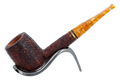 Savinelli Miele Rusticata Brownblast 111 - 6mm Briar Pipe