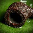 Peterson of Dublin Irish Harp Sandblasted Smoking Pipe - Shape 608
