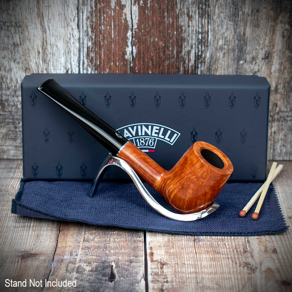 Savinelli Tre Smooth Briar Pipe (104)