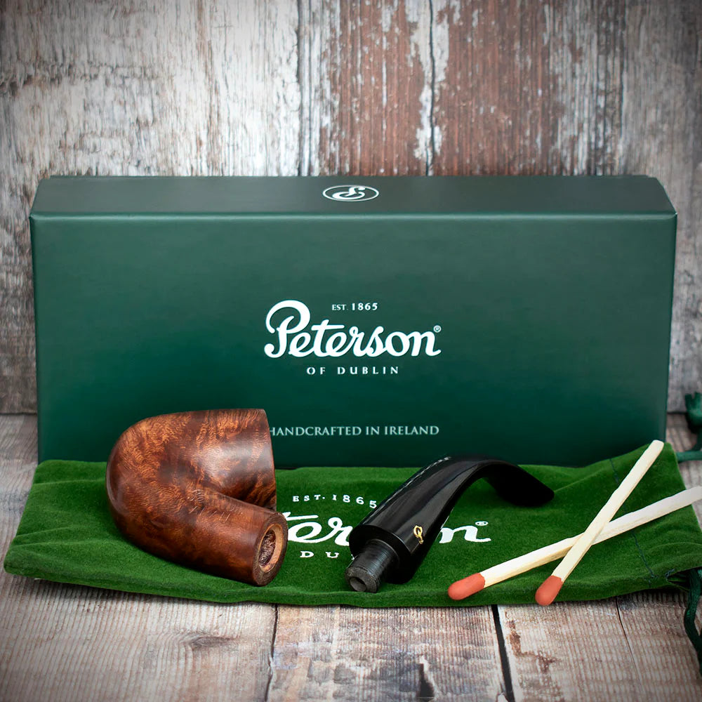Peterson of Dublin Aran Briar Smoking Pipe - Shape No.338