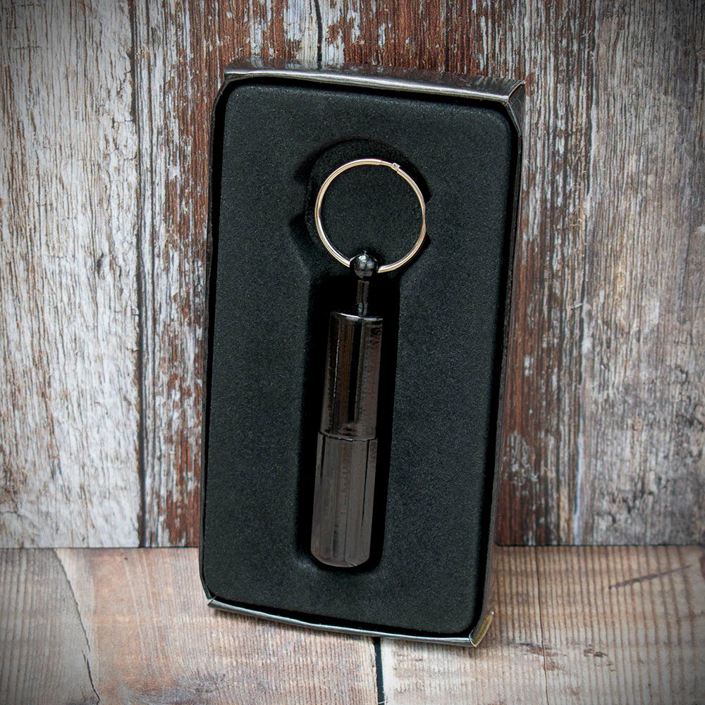 Compact Double Punch Cigar Tool 10mm & 12mm - Black