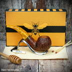 Savinelli Miele Rusticata Brownblast 642 - 6mm Briar Pipe