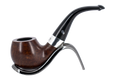 Peterson of Dublin Kildare Silver Mounted Briar Pipe  - Shape No.03 9mm Filter