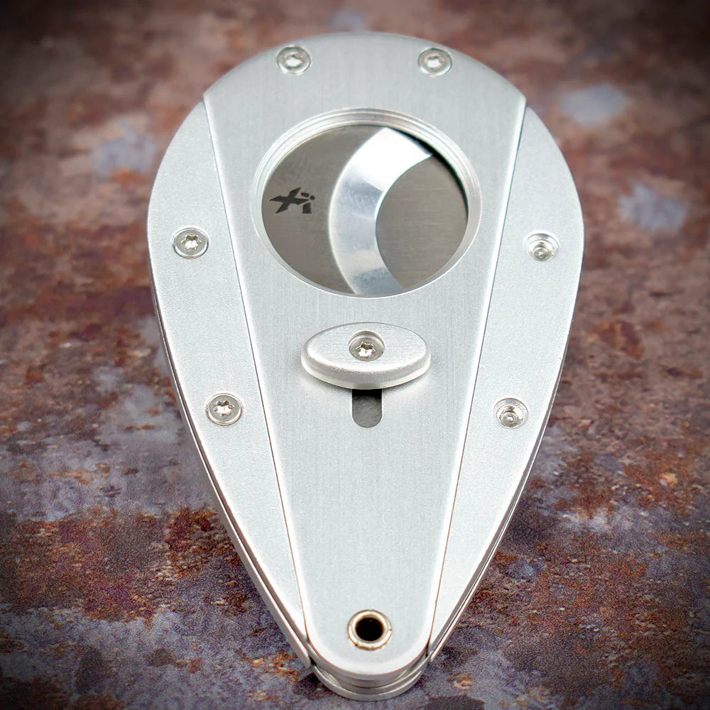 Xikar Xi-1 Silver 100SL Double Blade Guillotine Cigar Cutter