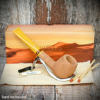 Savinelli Ghibli Rusticated Natural 207 - 6mm Briar Pipe