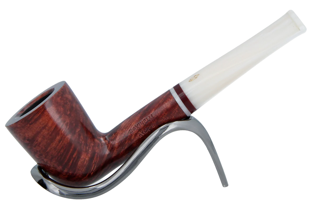 Savinelli Avorio Smooth Burgundy 409 - 6mm Briar Pipe