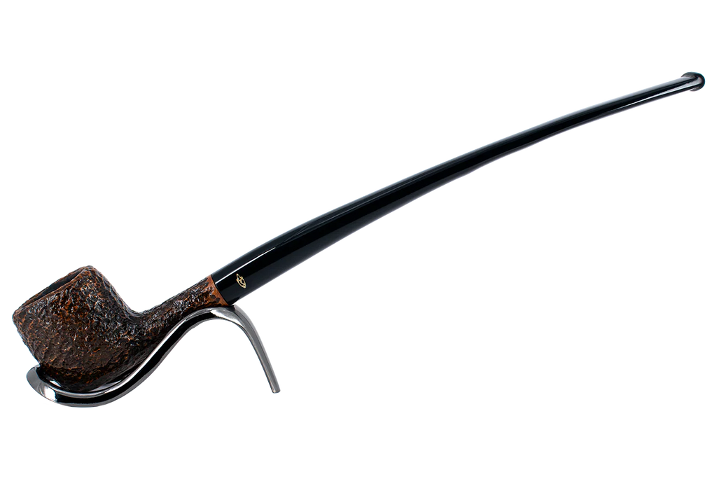 Savinelli Brownblast Churchwarden Briar Pipe - 901 6mm