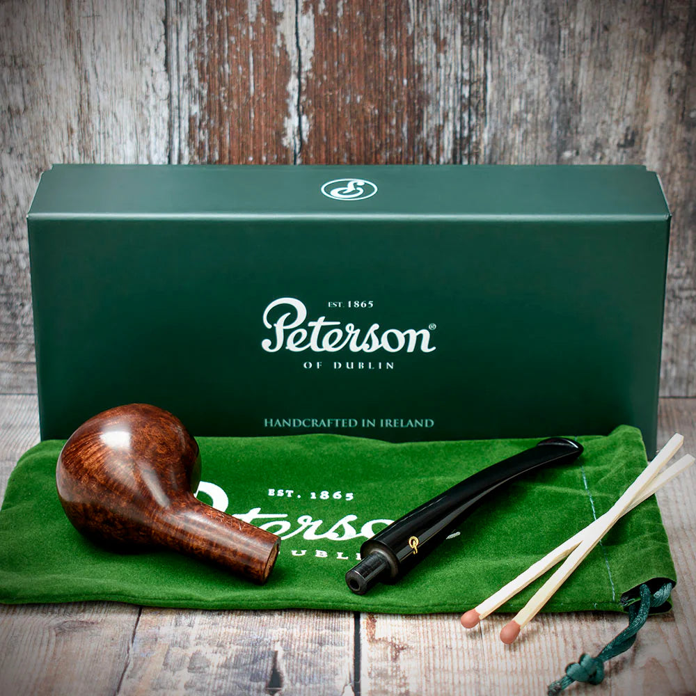 Peterson of Dublin Aran Briar Smoking Pipe - Shape No.406