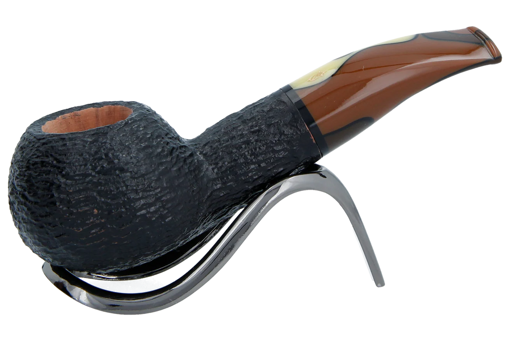 Savinelli Paloma Rustic Black 320 - 6mm Briar Pipe