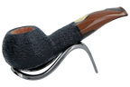 Savinelli Paloma Rustic Black 320 - 6mm Briar Pipe