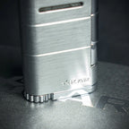 Xikar Allume Single Jet Cigar Lighter - Silver