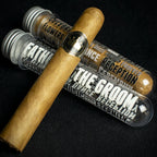 Wedding Cigar Gift Tube + Smoke-King Robusto - Father Of The Groom