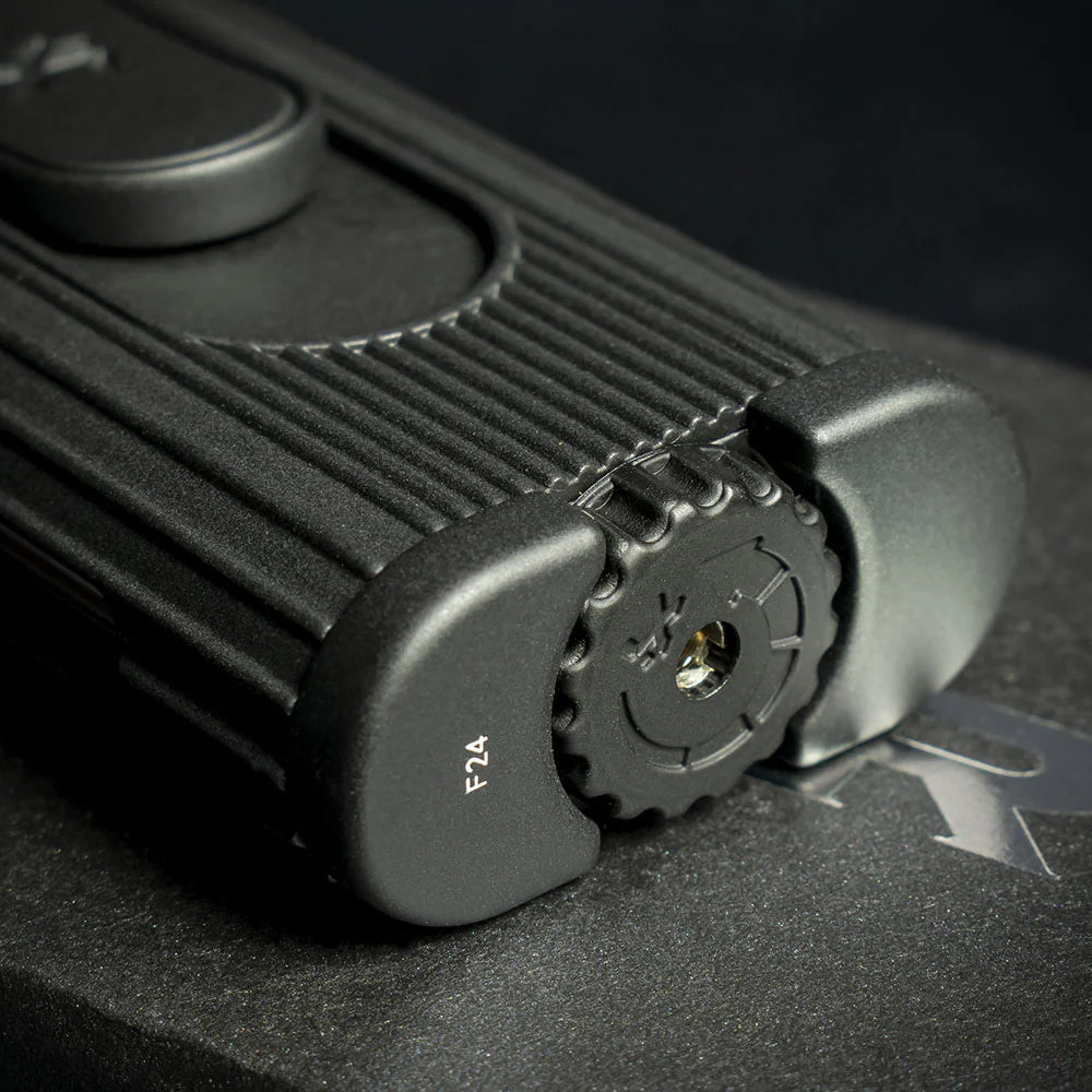 XiKar Hedron Hybrid Flame Cigar Lighter - Matte Black