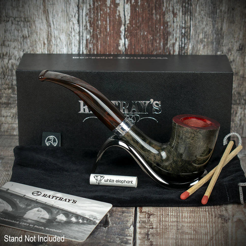 Rattray's Alba Briar Smoking Pipe - Shape No 48