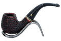 Peterson of Dublin Emerald Rusticated Briar Smoking Pipe - Shape 221 - 9mm
