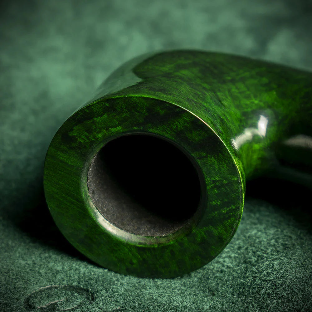 Peterson of Dublin Green Spigot Briar Smoking Pipe - Shape 05