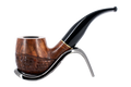 Jean Claude 9mm Filter Rustic Wave Briar Smoking Pipe - Shape 51