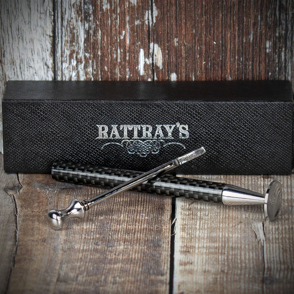 Rattrays Slimline Caber Pipe Tamper - Carbon