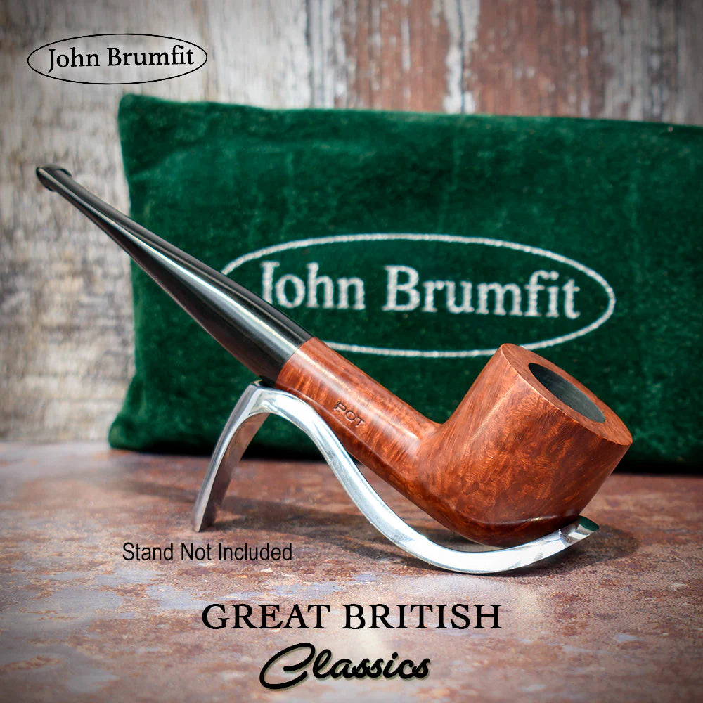 John Brumfit Great British Classics Briar Smoking Pipe - Pot