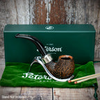 Peterson of Dublin Arklow Sandblasted Briar Smoking Pipe - Shape 221 - 9mm