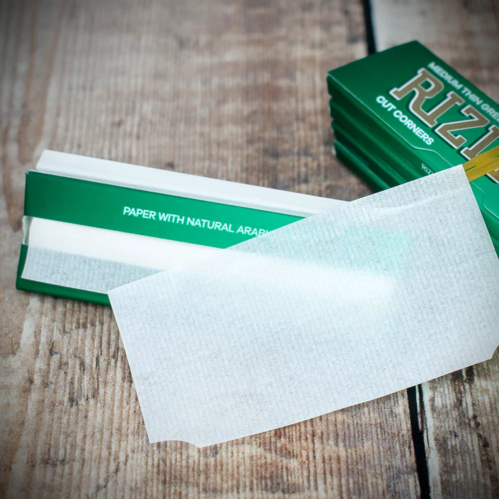 Rizla Regular Green Rolling Papers - Bundle of 5