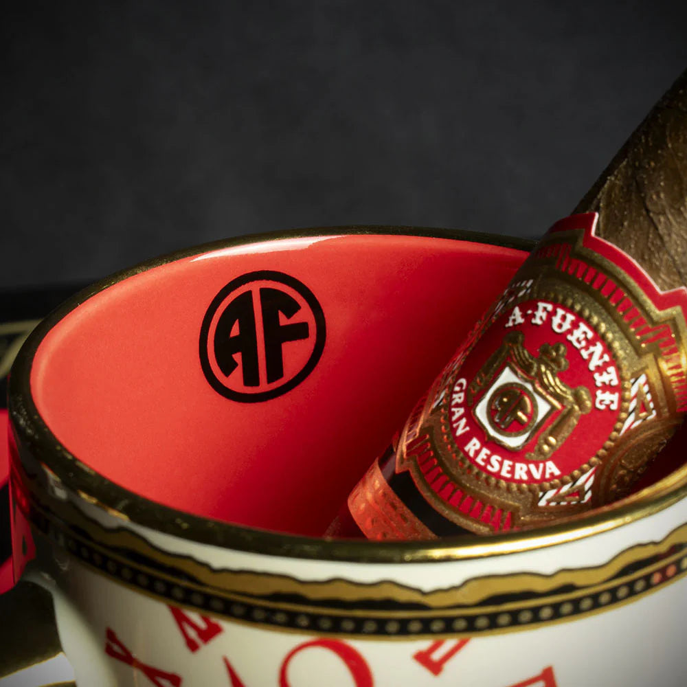 Arturo Fuente 4 Espresso Mug Set + Short Story Cigar