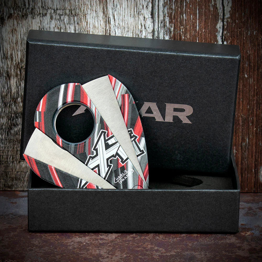 Xikar Xi-2 Nightlife Red 201NLR Double Blade Guillotine Cigar Cutter