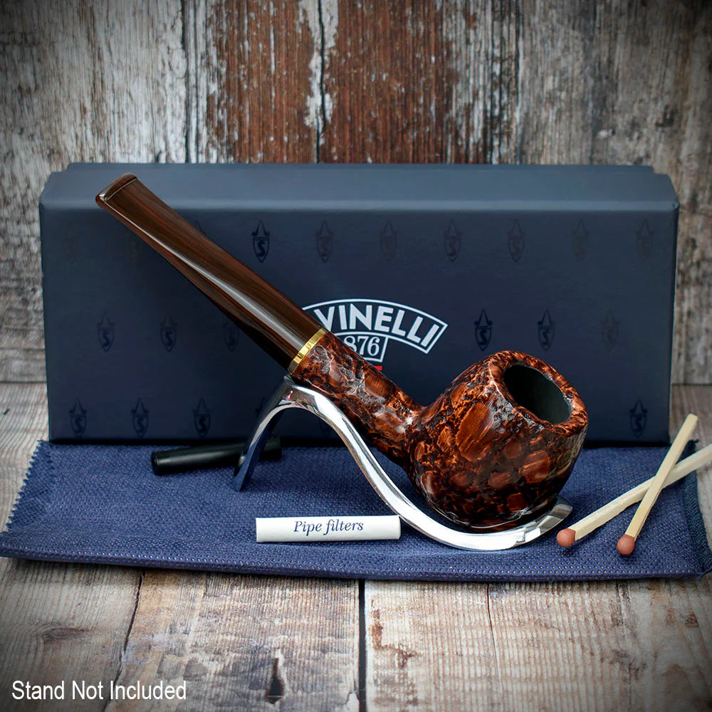 Savinelli Alligator Brown 207 - 6mm Briar Pipe