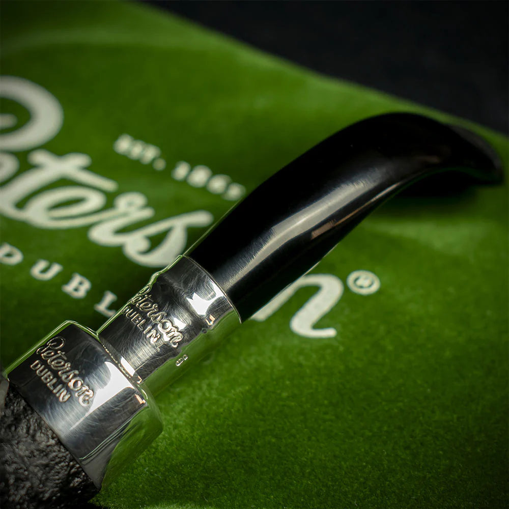 Peterson of Dublin System Spigot Sandblasted Briar Pipe - Shape 317