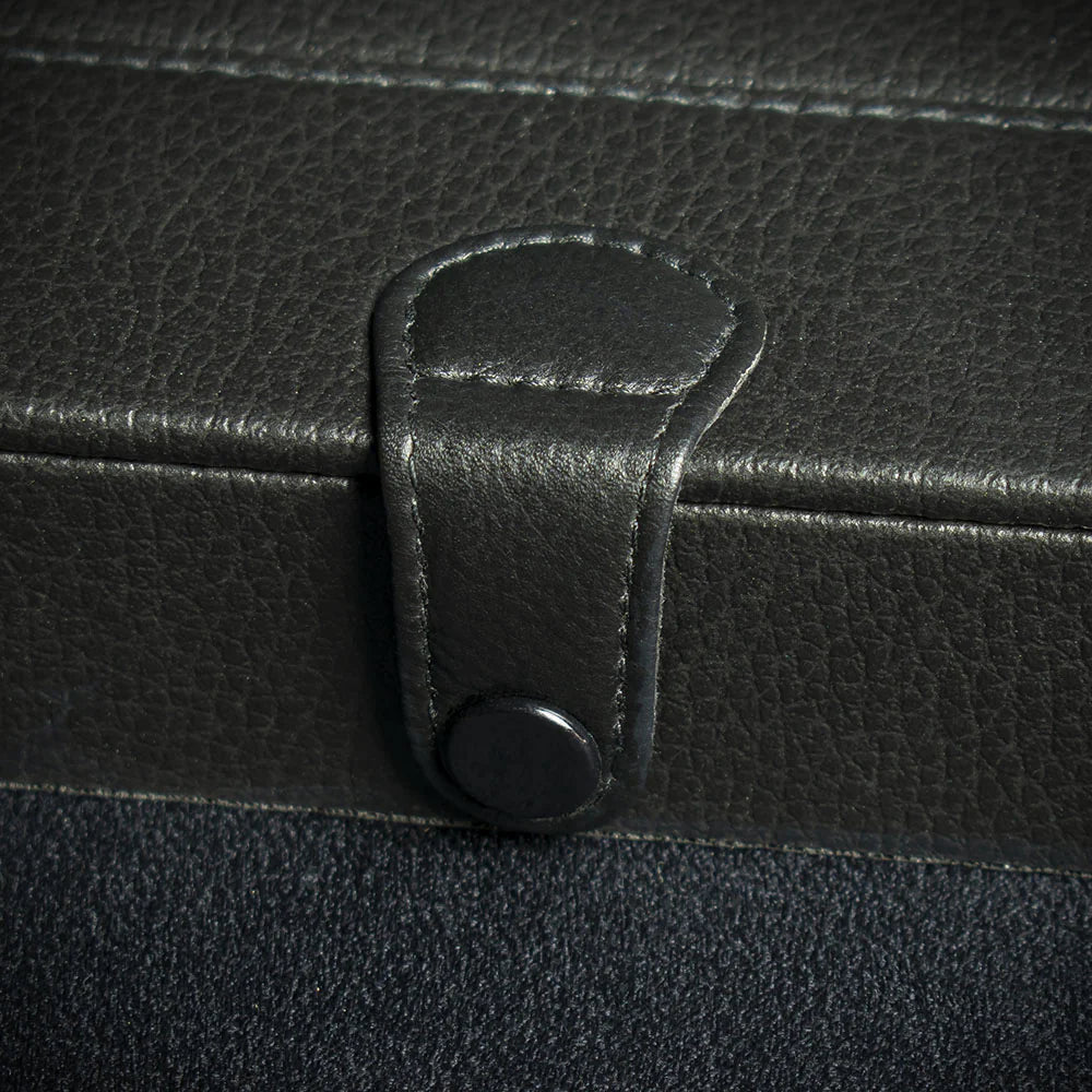 Passatore Humidor - Black Leatherette 8-10 Cigars