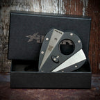 Xikar Xi-1 Black Anodised 100BK Double Blade Guillotine Cigar Cutter