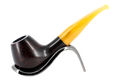 Jean Claude 9mm Yellow Tortoise Shell Briar Smoking Pipe - Shape 50