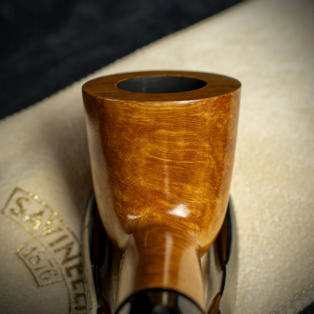 Savinelli Mini -  Smooth Briar Smoking Pipe - Shape 409 (6mm)