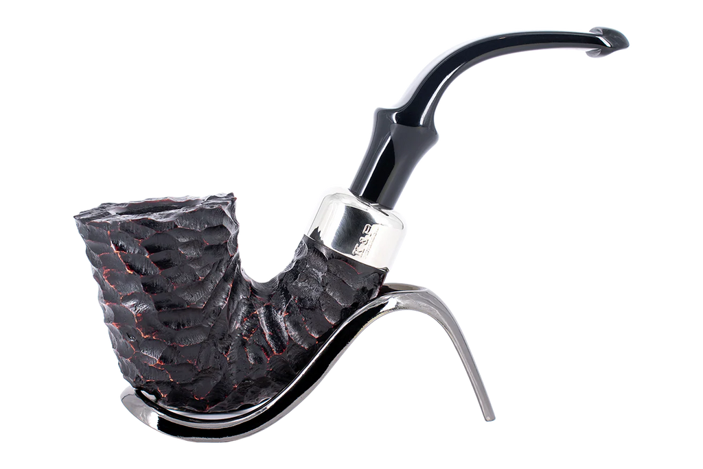 Peterson of Dublin System Rustic Briar Smoking Pipe - Shape No.XL315