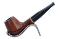 Jean Claude 9mm Filter Rustic Wave Briar Smoking Pipe - Shape 04