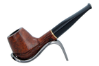 Jean Claude 9mm Filter Rustic Wave Briar Smoking Pipe - Shape 04