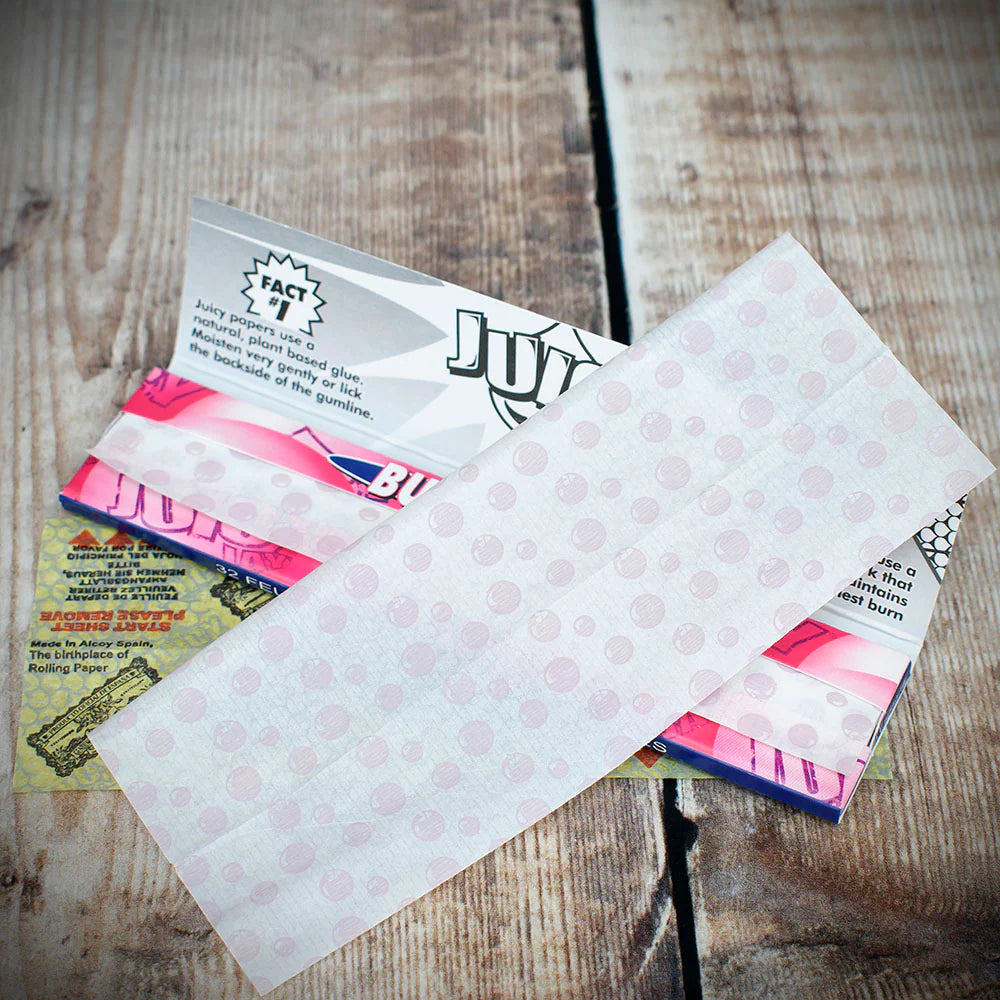 Juicy Jay's King Size Slim Rolling Papers - Bubblegum