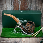 Peterson of Dublin Derry Rusticated Briar Smoking Pipe - Shape 68 - 9mm