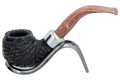 Peterson of Dublin Derry Rusticated Briar Smoking Pipe - Shape 03 - 9mm