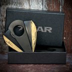 Xikar Xi-3 Phantom Black Spalted Tamarind 300BKST Double Blade Guillotine Cigar Cutter