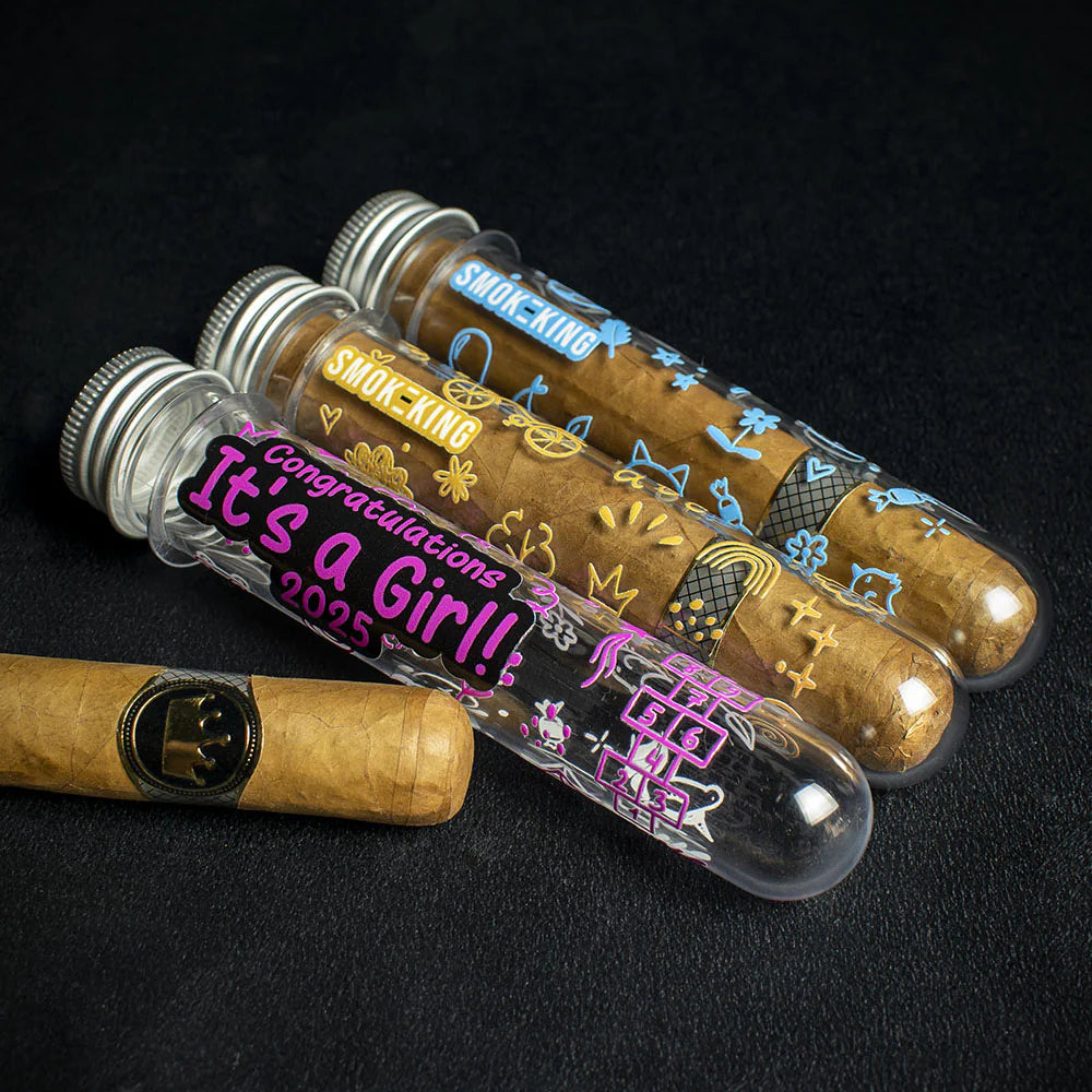 Its a Girl Celebration Cigar Gift Tube + Smoke-King Robusto