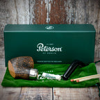 Peterson of Dublin Arklow Sandblasted Briar Smoking Pipe - Shape 304 - 9mm