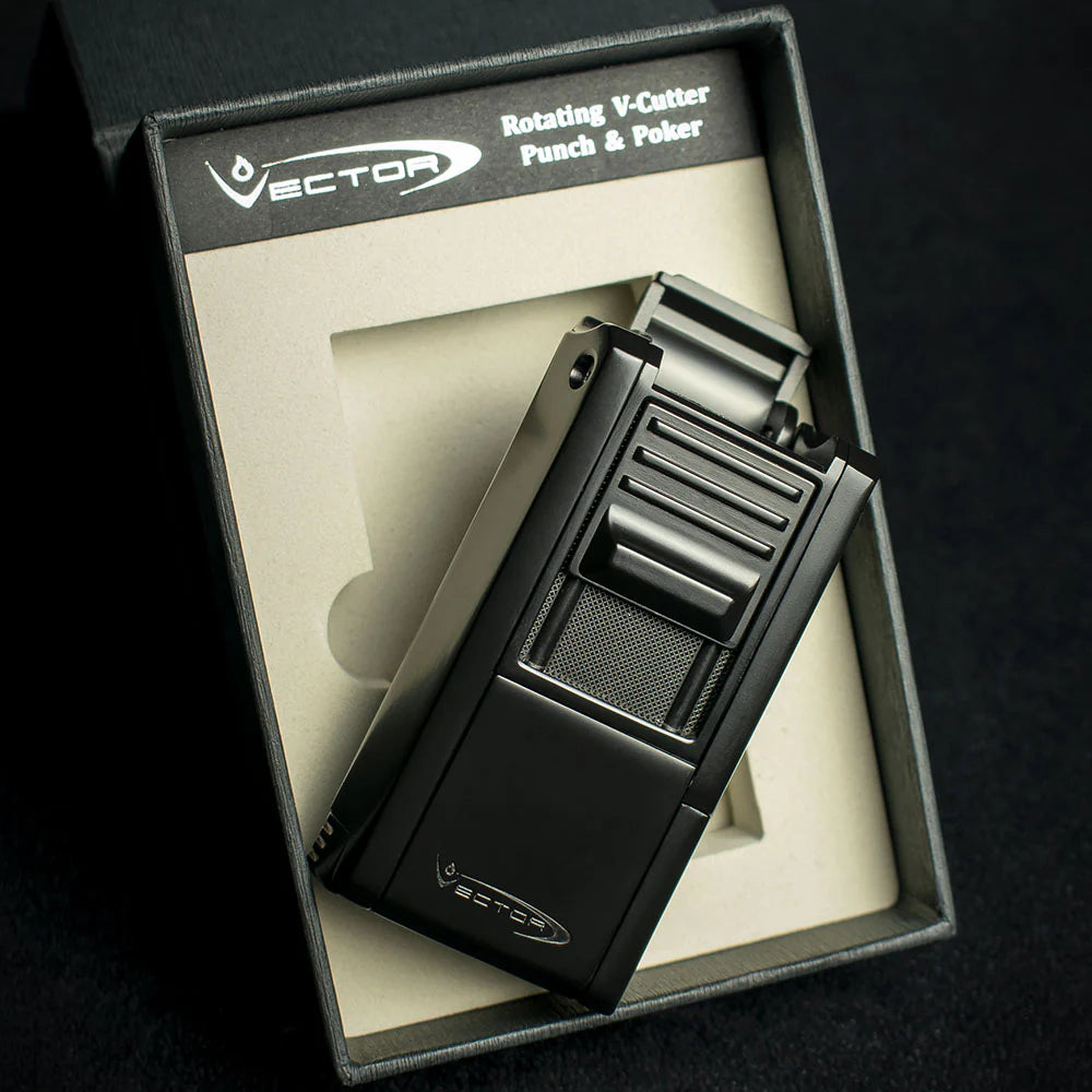 Vector Thor Single Flame with V-cutter - Black Matte