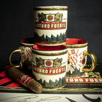 Arturo Fuente 4 Espresso Mug Set + Short Story Cigar