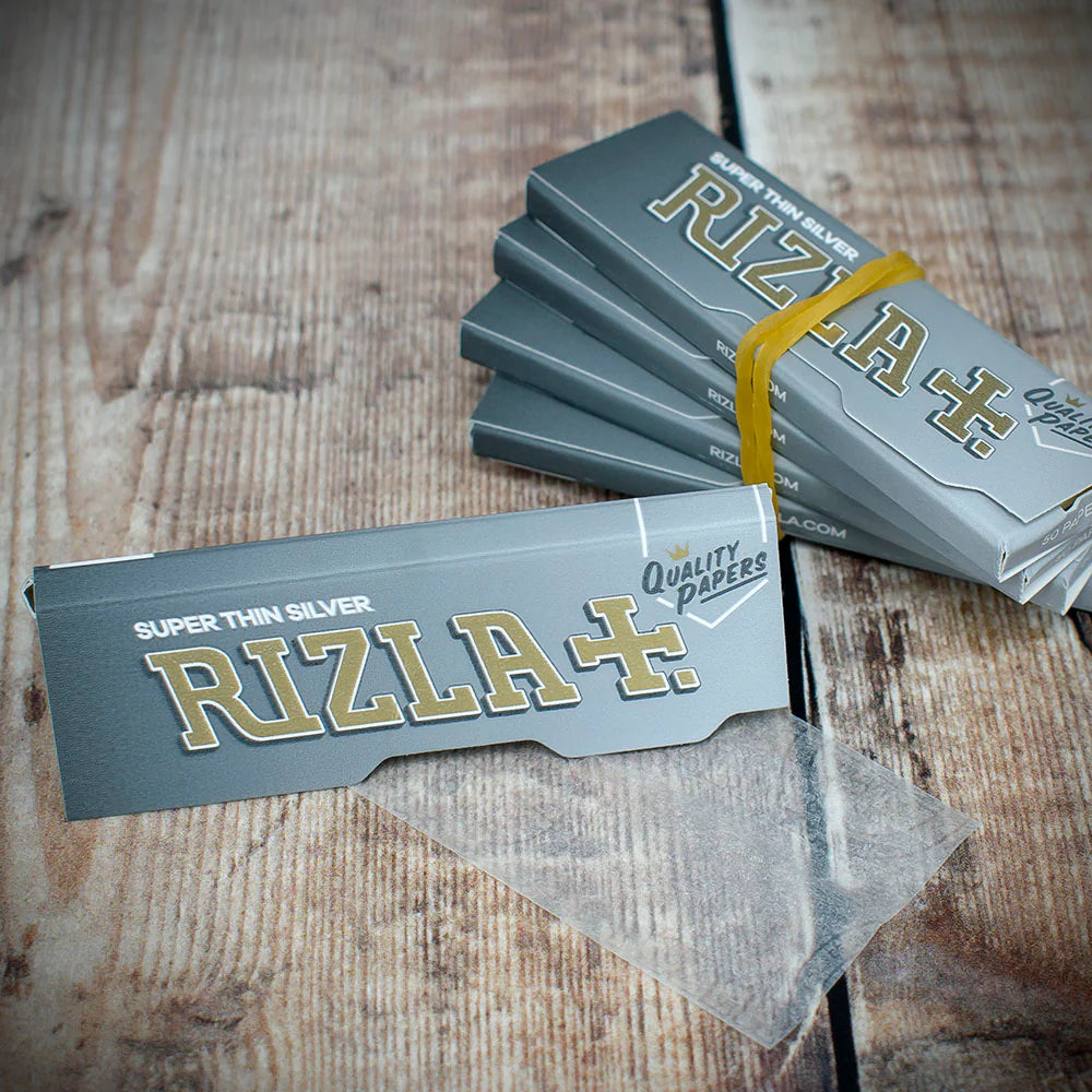 Rizla Regular Silver Rolling Papers - Bundle of 5