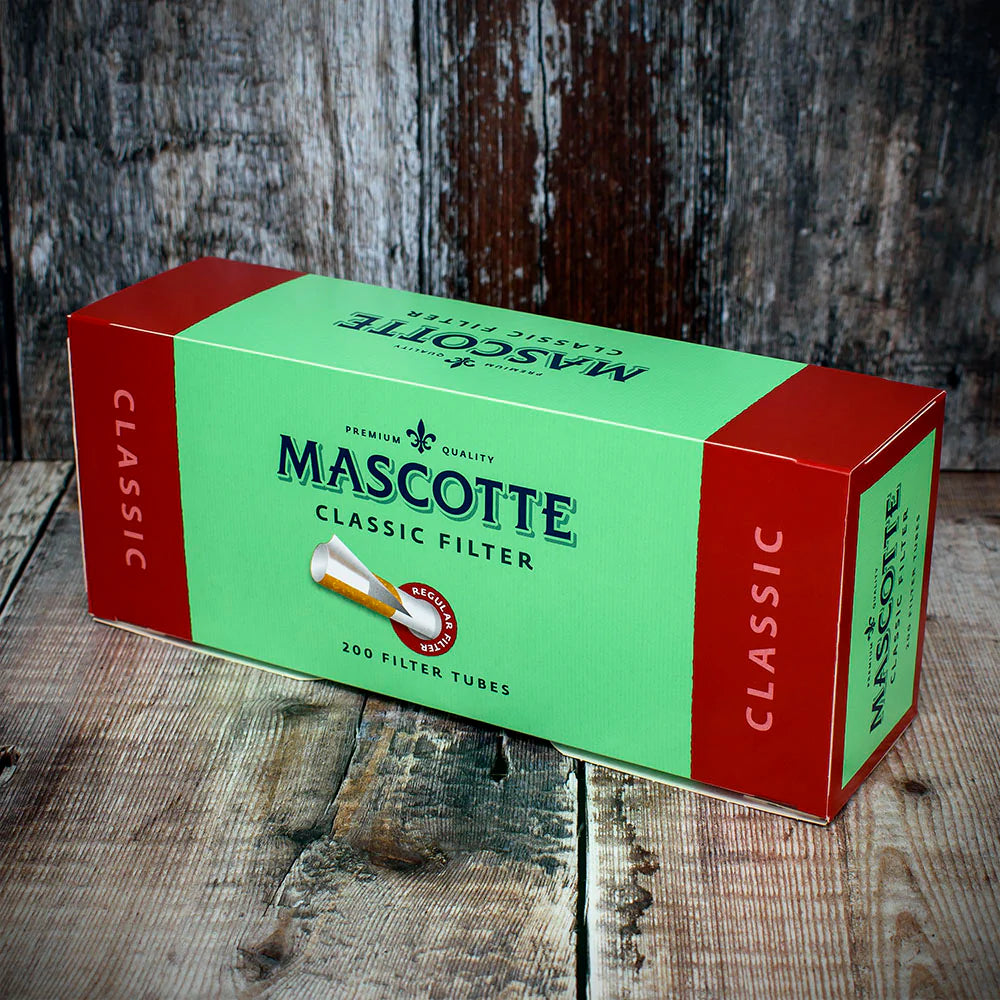 Mascotte Cigarette Tubes Classic Filter 200 Pack
