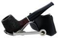 Smoke-King Pipe Smoker's Starter Kit - Black  Leather Pouch
